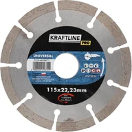 Tarcze do pił - Tarcza diamentowa segmentowa 115 x 22,23 mm KRAFTLINE PRO - miniaturka - grafika 1