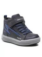 Buty dla chłopców - Geox Sneakersy J Arzach B. A J264AA 0MEFU C0700 M Granatowy - miniaturka - grafika 1