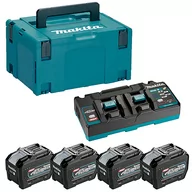 Akumulatory do elektronarzędzi - Makita 1910A8-3 zestaw zasilający 40V XGT 2x8,0Ah Li-Ion BL4080F z ładowarką DC40RA 191E07-8 w walizce Makpac - miniaturka - grafika 1