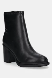 Aldo botki XIOMARA damskie kolor czarny na słupku 14116550 - Botki damskie - miniaturka - grafika 1