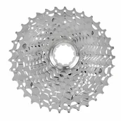 Kasety rowerowe - SHIMANO Kaseta Deore XT CS-M771 srebrny / Ilość biegów: 10 / Stopniowanie: 11-32 ICSM77110132 - miniaturka - grafika 1