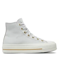 Trampki damskie - Trampki Converse Chuck Taylor All Star Lift Platform Tailored Lines A08237C Szary - miniaturka - grafika 1