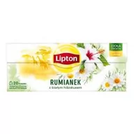 Herbata - Lipton Herbata RUMIANEK Z BIAŁYM HIBISKUSEM 20t ziołowa - miniaturka - grafika 1