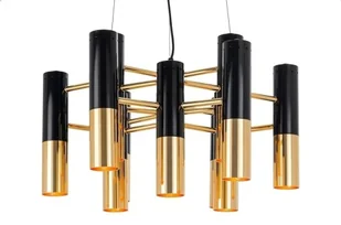 KingHome Lampa wisząca LUNETTE czarno-złota - metal DW-d0035-13P [12980584] - Lampy sufitowe - miniaturka - grafika 1