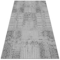 Dywany - Nowoczesny dywan na balkon wzór Szara mozaika 100x150 cm - miniaturka - grafika 1