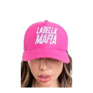 Czapki damskie - Czapka damska LABELLAMAFIA HAT PINK - miniaturka - grafika 1