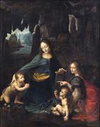 Plakaty - Galeria Plakatu, Plakat, The Virgin of the Rocks, Leonardo Da Vinci, 50x70 cm - miniaturka - grafika 1