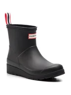 Kalosze damskie - Hunter Kalosze Original Play Boot Short WFS2020RMA Czarny - miniaturka - grafika 1