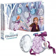 Prace ręczne dla dzieci - Clementoni zestaw do tworzenia biżuterii naszyjnik kryształy FROZEN ZA5989 - miniaturka - grafika 1