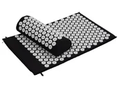Akcesoria medycyny naturalnej - sensiplast® Mata do akupresury z poduszką, zwijana (Czarny / biały) - miniaturka - grafika 1