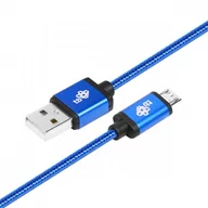 Kable komputerowe i do monitorów - TB Kabel TB USB-Micro USB 1.5 m niebieski sznurek (AKTBXKU2SBA150N) - miniaturka - grafika 1