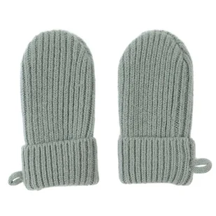Rękawiczki niemowlęce z wełny merino 100 miętowe Silk 0-12 mies. - ubranko - Szaliki i chustki dla dzieci - miniaturka - grafika 1