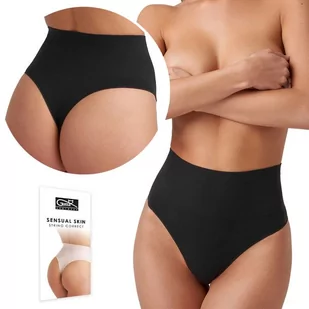 ﻿STRINGI wyszczuplające Gatta String Correct modelujące WYSOKI STAN - XL - Majtki damskie - miniaturka - grafika 1
