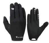 Rękawiczki rowerowe - Rękawiczki rowerowe na rower na wiosne lato jesień XL czarne - miniaturka - grafika 1