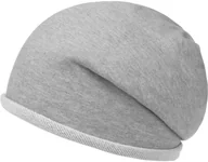 Czapki damskie - Czapka Beanie Brooklin Oversize, szary, One Size - miniaturka - grafika 1