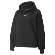 Bluzy damskie - Bluza z kapturem damska Puma Winterized czarna 84821101-M - miniaturka - grafika 1