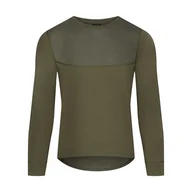Koszulki męskie - Koszulka męska termiczna Merino Wool khaki, rozmiar XXL - miniaturka - grafika 1