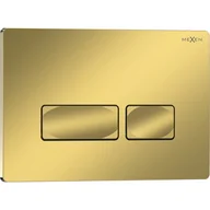 Przyciski spłukujące - Mexen Tex 04 przycisk spłukujący, złoty szampański błyszczący - 6104-08 - miniaturka - grafika 1