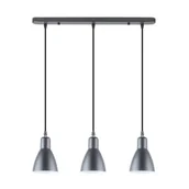 Lampy sufitowe - Mora lampa wisząca 3xE27 czarna A8102-3A - miniaturka - grafika 1