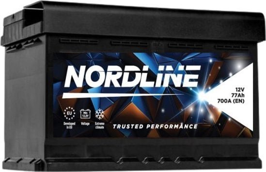 Battery NORDLINE, 77 Ah, 12 V, 700 A, 278 x 175 x 190 mm
