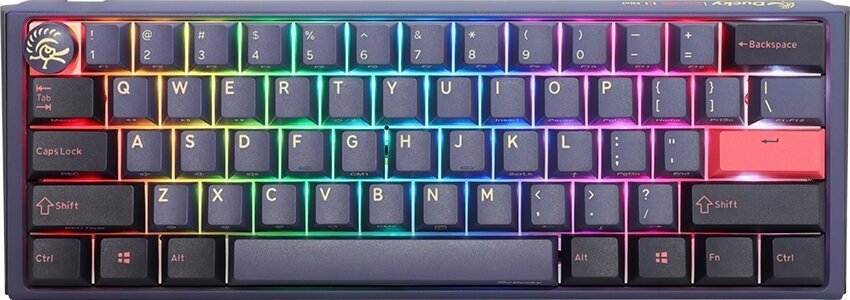 Ducky One 3 Cosmic Blue Mini Gaming Tastatur, RGB LED - MX-Red US DKON2161ST-RUSPDCOVVVC2