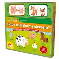 Zabawki interaktywne dla dzieci - Lisciani Giochi Książeczki Carotiny Gdzie mieszkają zwierzęta DARMOWA DOSTAWA OD 199 ZŁ! GXP-646728 - miniaturka - grafika 1