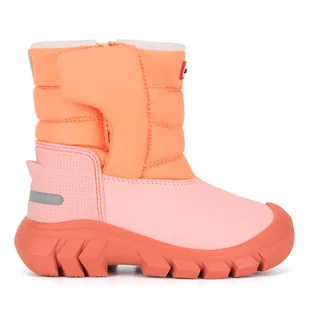 Śniegowce Hunter KFT5068WWU-OHF Pomarańczowy - Buty dla dziewczynek - miniaturka - grafika 1