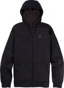 Bluzy męskie - bluza męska BURTON OAK FZ True Black Heather - miniaturka - grafika 1