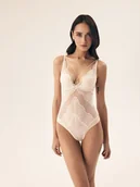 Bielizna nocna - Body Korin Esotiq kremowy M - miniaturka - grafika 1