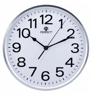 Zegar Ścienny Perfect Gwl683 Silver 25,5 Cm - Zegary - miniaturka - grafika 1