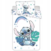 Pościel dla dzieci - Stitch Pościel Dla Dziecka 100x135 Bawełna Tęczowy Motyw - miniaturka - grafika 1