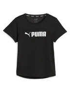 Koszulki sportowe damskie - Puma Koszulka sportowa "Ultrabreathe" w kolorze czarnym - miniaturka - grafika 1