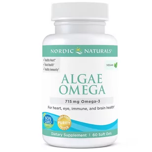 NORDIC NATURALS NORDIC NATURALS Algae Omega 60caps - Witaminy i minerały dla sportowców - miniaturka - grafika 1
