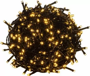 VOLTRONIC Świąteczne oświetlenie LED 5 m - ciepłe białe 50 LED - zielony przewód - Oświetlenie świąteczne VOLTRONIC Świąteczne oświetlenie LED 5 m - ciepłe białe 50 LED - zielony przewód - Oświetlenie świąteczne - miniaturka - grafika 1