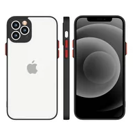 Etui i futerały do telefonów - Milky Case silikonowe elastyczne półprzezroczyste etui do Samsung Galaxy S21 Ultra 5G czarny - miniaturka - grafika 1