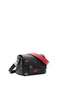 Torebki damskie - Desigual Women's BOLS_Flor Yvette_Phuket M, czarny, czarny - miniaturka - grafika 1