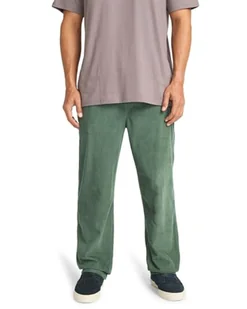 Billabong Spodnie męskie Larry Cord Pants Green S - Spodnie męskie - miniaturka - grafika 1