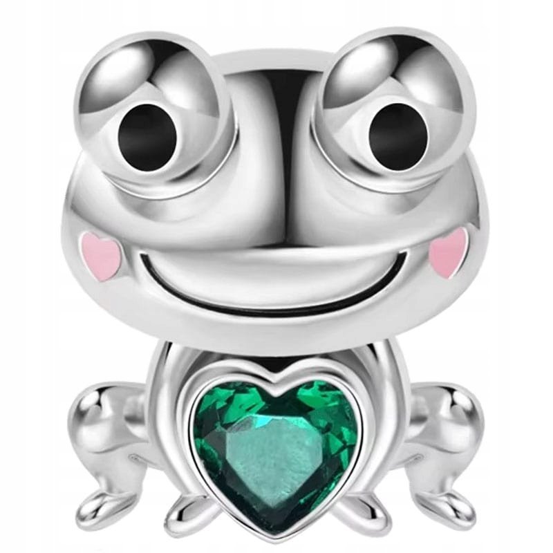 Charms Zawieszka Charms Żaba z Sercem Charmsy Trusky