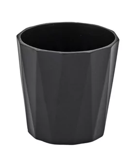 Osłonka ceramiczna FLORES czarna 13,5 cm - Donice - miniaturka - grafika 1