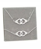 Zestawy biżuterii dla kobiet - Komplet gwiazd CELEBRYTKA KAJDANKI srebro 925 - miniaturka - grafika 1