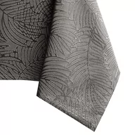 Obrusy i serwetki - Obrus Gaia Brązowy Tłoczony Roślinny 140 koło AmeliaHome - TCLOTH/AH/GAIA/HMD/COCOA/R140X140 - miniaturka - grafika 1