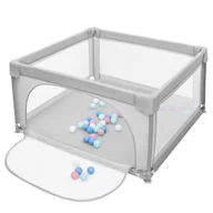 Łóżeczka i kojce - YAZOCO Kojec dla dzieci i dla niemowląt 150 x 180, ZESTAW - miniaturka - grafika 1