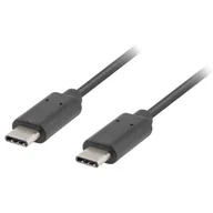 Kable USB - Lanberg lanberg Kabel USB-C M/M 2.0 0.5m czarny (CA-CMCM-10CU-0005-BK) - miniaturka - grafika 1