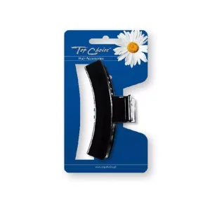 TOP CHOICE KLAMRA DO WŁOSÓW CZARNA 25570 - Ozdoby do włosów - miniaturka - grafika 1