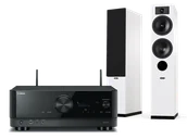 Kino domowe - Yamaha RX-V6A (czarny) + Tesi 5 (biały) - miniaturka - grafika 1