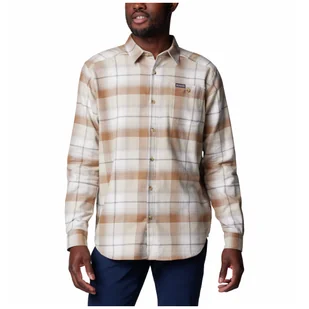 Koszula męska Columbia Cornell Woods™ Flannel Long Sleeve Shirt Rozmiar: L / Kolor: jasnobrązowy - Koszulki sportowe męskie - miniaturka - grafika 1