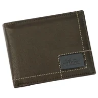 Portfele - Portfel męski skórzany PELLUCCI GAETA 1373 Ciemny brąz - miniaturka - grafika 1