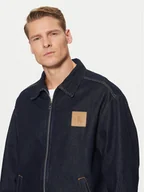 Kurtki męskie - Calvin Klein Jeans Kurtka jeansowa J30J327087 Granatowy Relaxed Fit - miniaturka - grafika 1