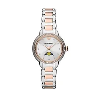 Paski - Emporio Armani Męski Zegarek, Mechanizm Kwarcowy, 3 Wskazówki Datownika, Koperta 43 mm, Pasek Materiałowy Ar11566 - miniaturka - grafika 1