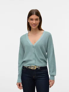 Vero Moda Kardigan w kolorze błękitnym - Swetry damskie - miniaturka - grafika 1